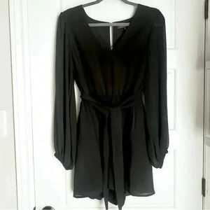 NWT Dynamite long sleeve Black Romper -  Sz Medium